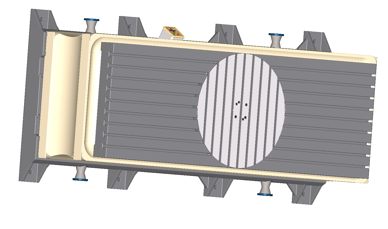 移动夹紧旋转台